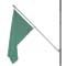 Image of "Flag with 6ft Wall-Mounted Flagpole" option for "Flagpole (Optional)"