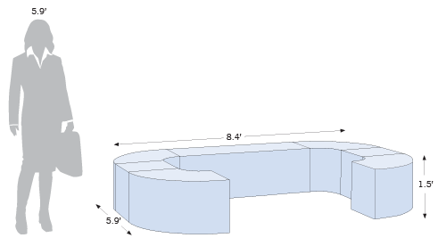 Display Foam Set - Seating Arrangement 1