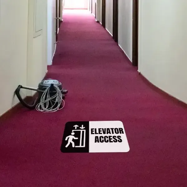 floor logos on carpet