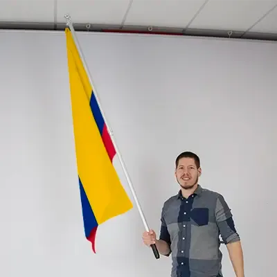 handheld flagpole