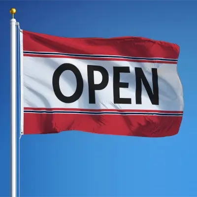 open flag