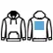 Image of "Back" option for "Hoodie Imprint"