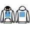 Image of "Front & Back" option for "Hoodie Imprint"