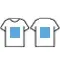 Image of "Front & Back" option for "T-Shirt Imprint"